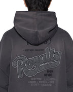 MENS ACE EKCESS HOODIE GREY FADE FLEECE