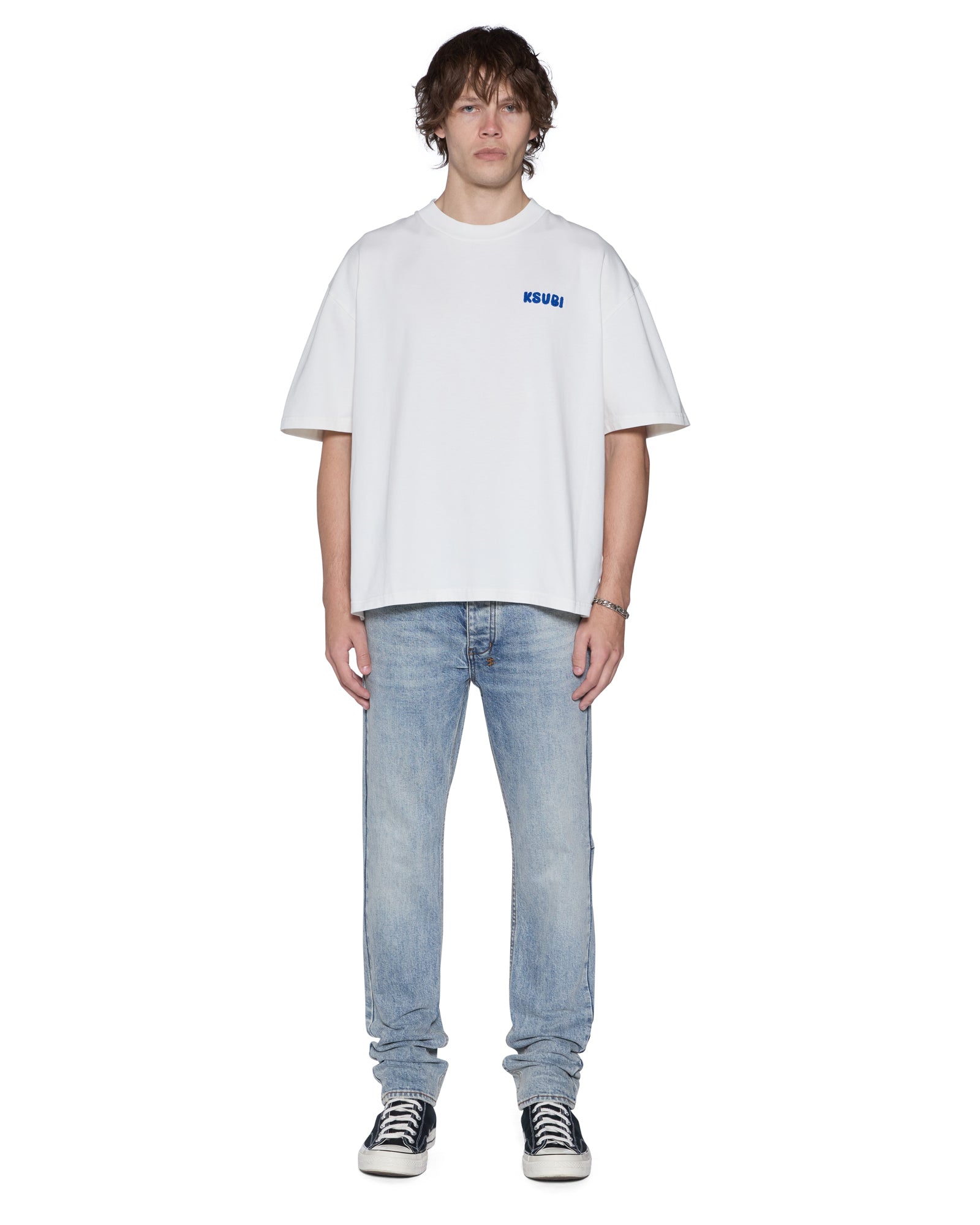 ワコマリア calee cootie RUDE 白 半袖 cutrate Mens Royalty Halen Ss Tee Vintage White Tees | Ksubi ++
