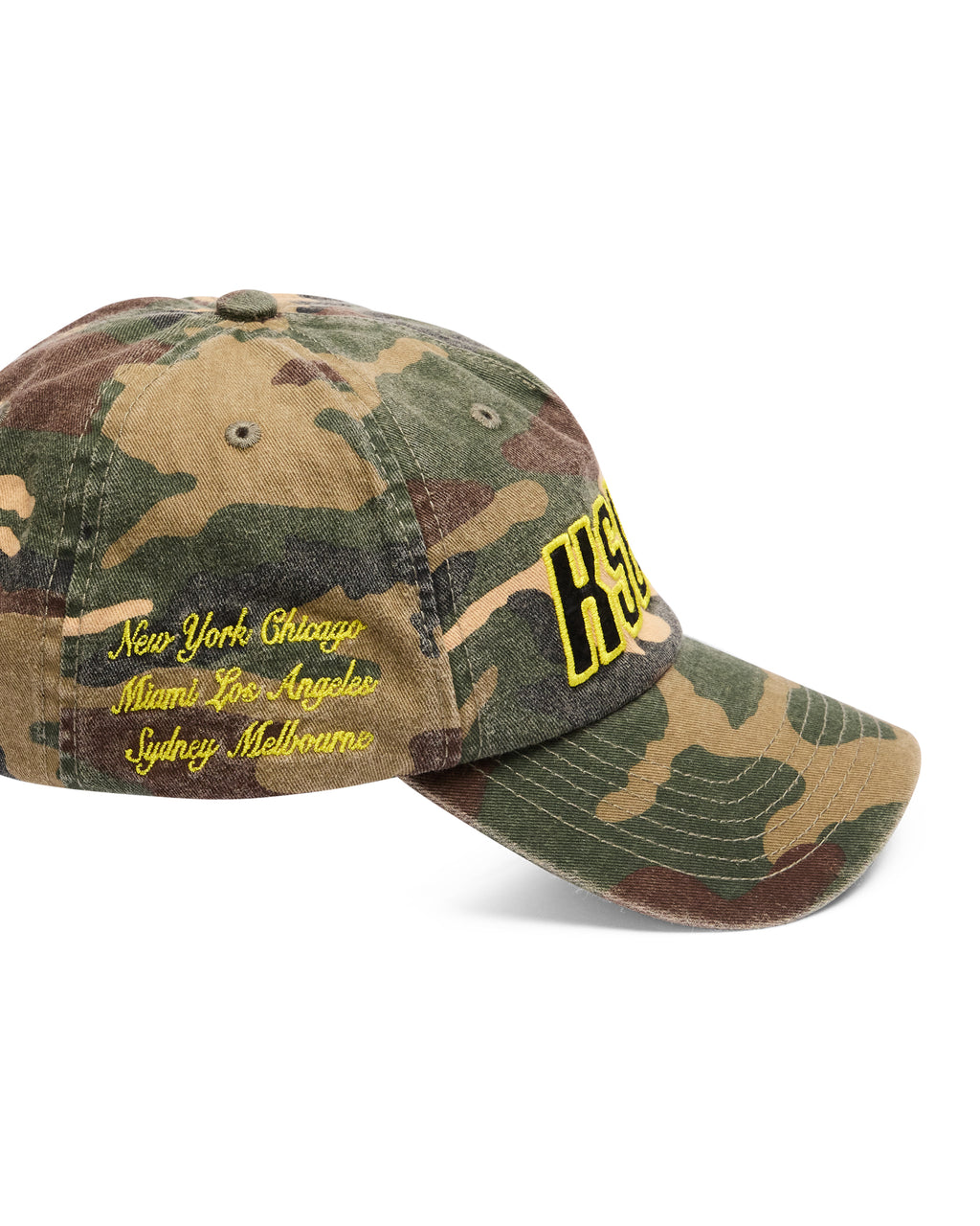 Low Profile Cap Camo Fitted Headwear - Green