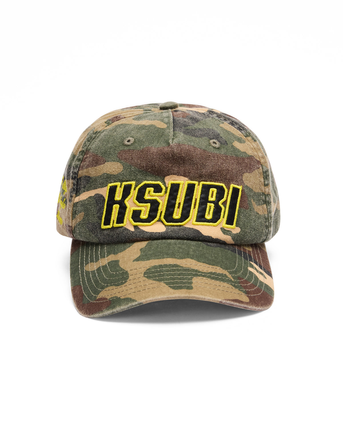 Low Profile Cap Camo Fitted Headwear - Green
