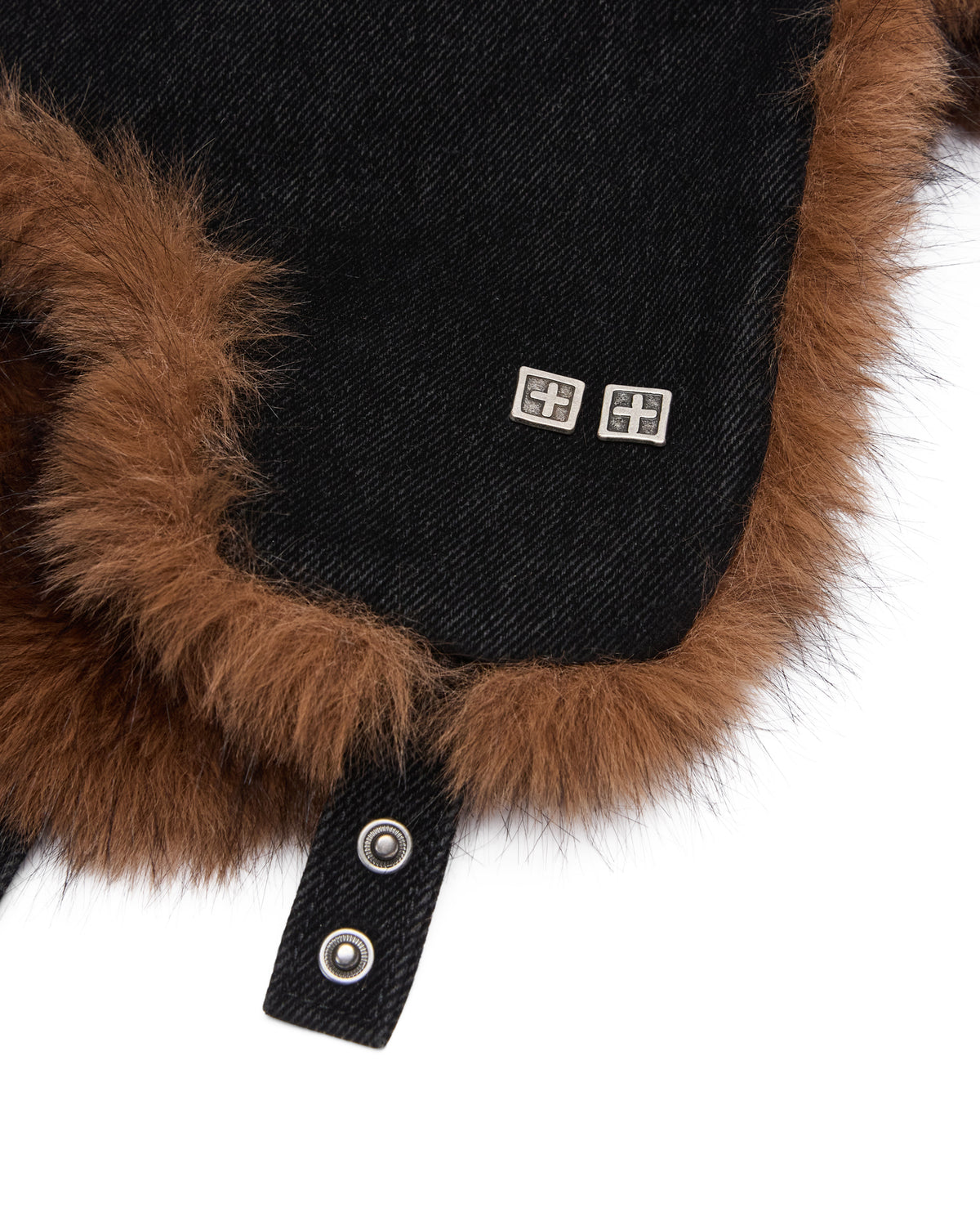 TRAPPER HAT FLOCKED BLACK HEADWEAR