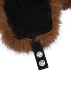 TRAPPER HAT FLOCKED BLACK HEADWEAR