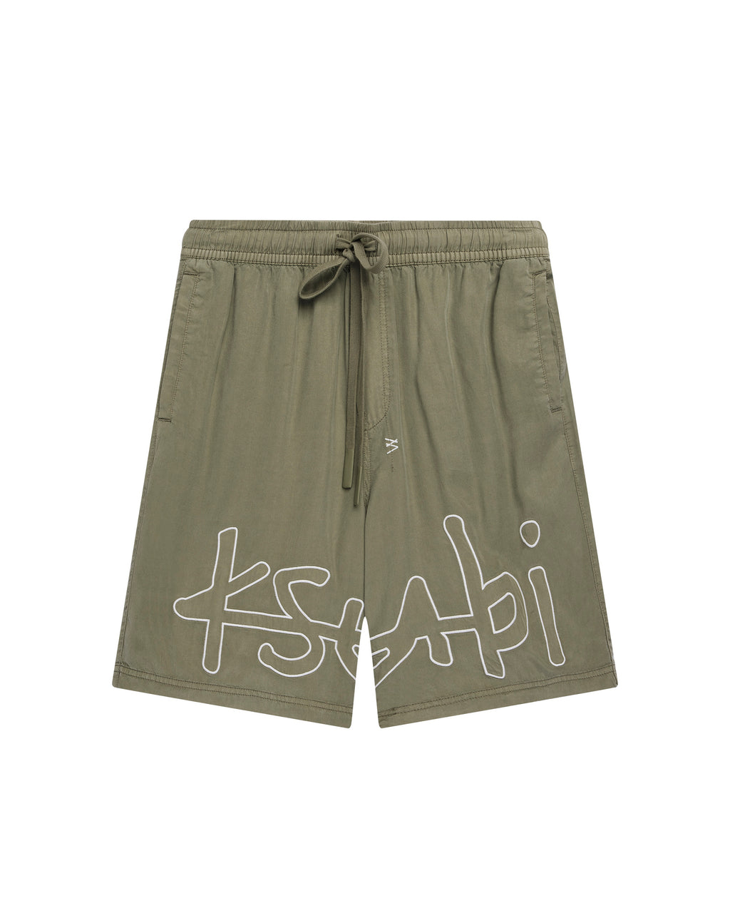 Mens 1999 Life Short Militant Green Relaxed Walkshorts - Green