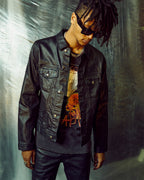 Mens Classic Jacket 999 Black Wax Regular Jackets - Black