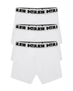 Royalty Boxer Brief 3 Pack White Underwear - White