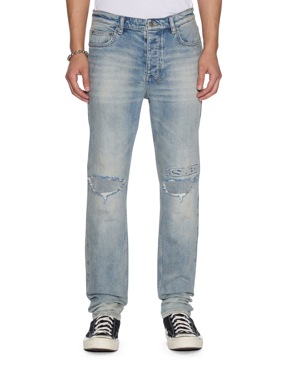 Mens Chitch Astral Intruder Slim Denim Jeans - Denim