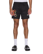 Mens Stay Up Boardshort Jet Black Regular Walkshorts - Black