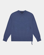 Mens 4x4 Biggie Crew Deep Oversized Fleece - Blue