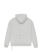 MENS 4 X 4 BIGGIE HOODIE GREY MARLE FLEECE