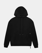 MENS 4 X 4 BIGGIE HOODIE JET BLACK FLEECE