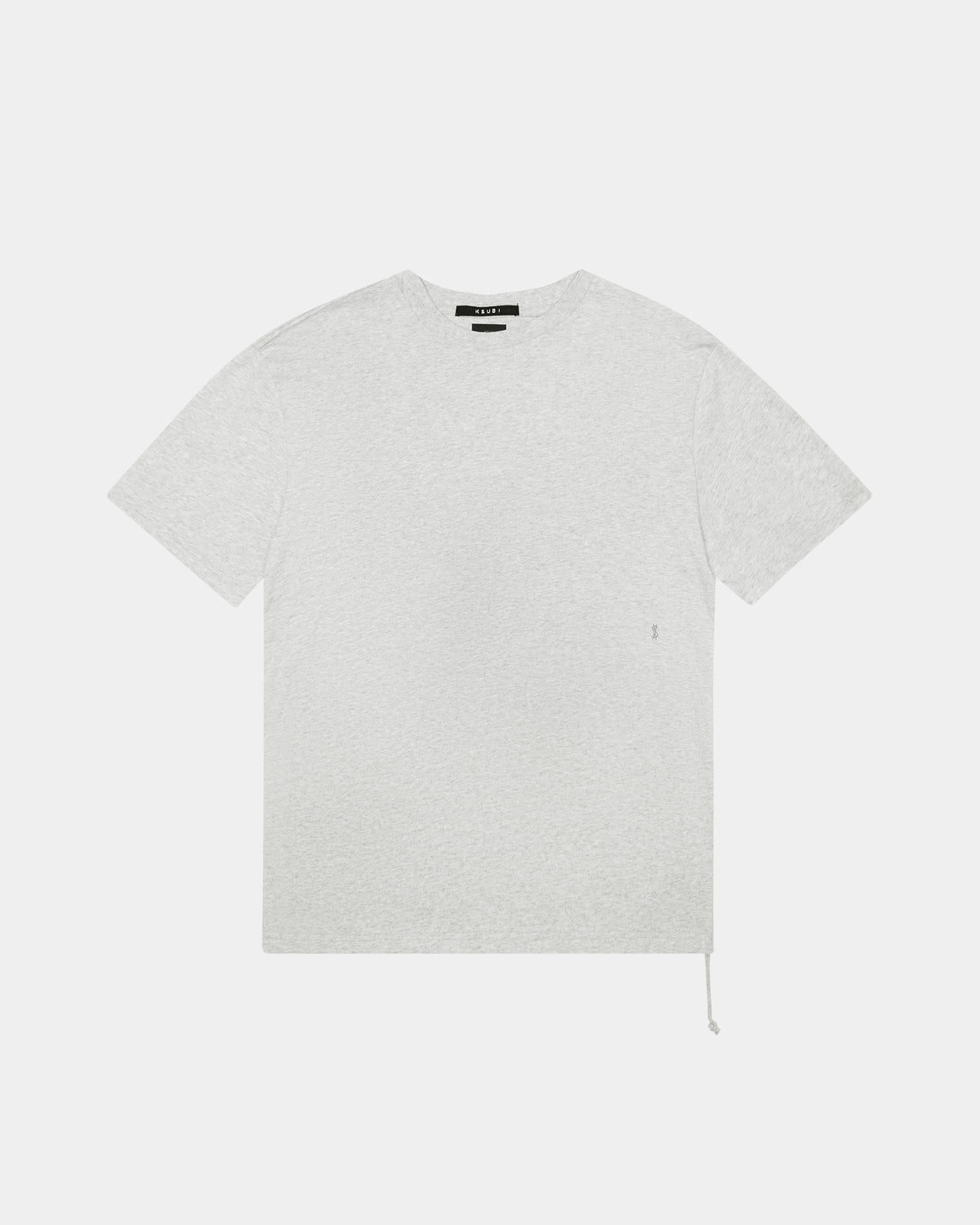 Mens 4 X 4 Biggie Ss Tee Grey Marle Oversized Tees - Grey