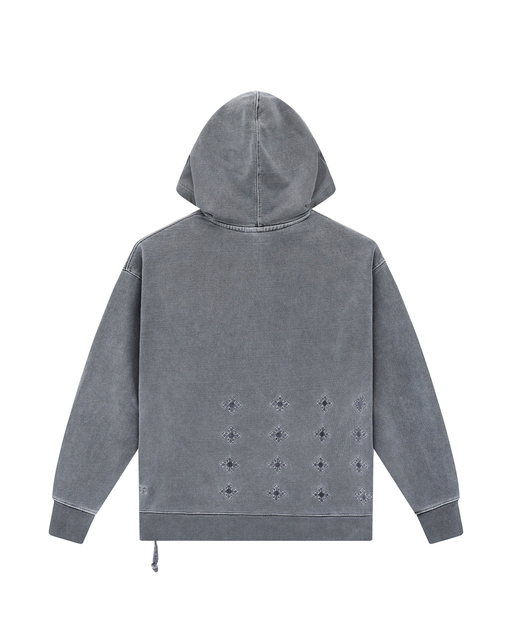 MENS 4X4 PAISE BIGGIE HOODIE CHARCOAL FLEECE