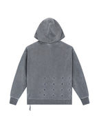 MENS 4X4 PAISE BIGGIE HOODIE CHARCOAL FLEECE