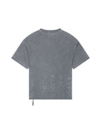 MENS 4X4 PAISE BIGGIE SS TEE CHARCOAL TEES