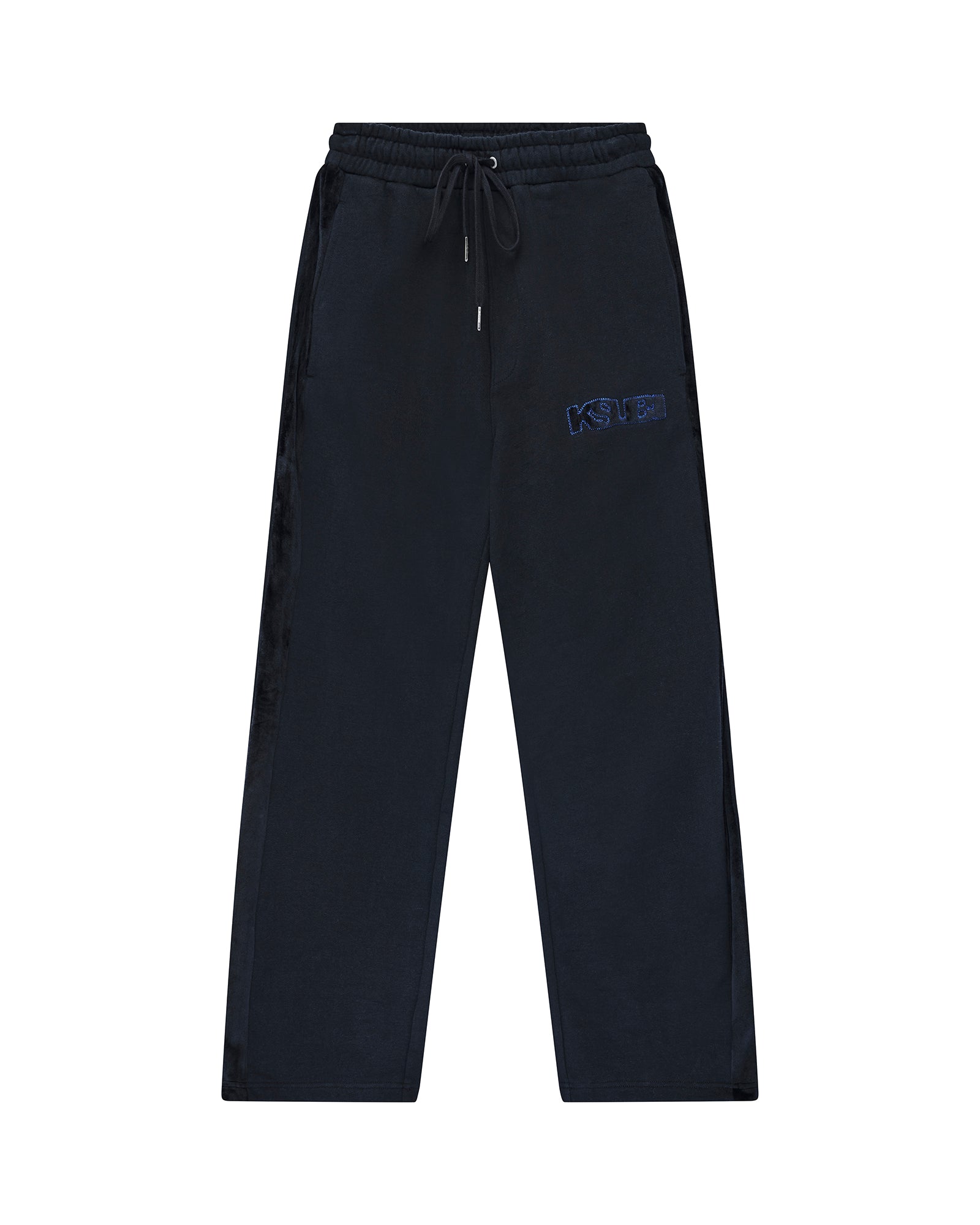 Mens 4x4 Luxe Synthesis Trak Pant Cobalt Black Pants | Ksubi ++