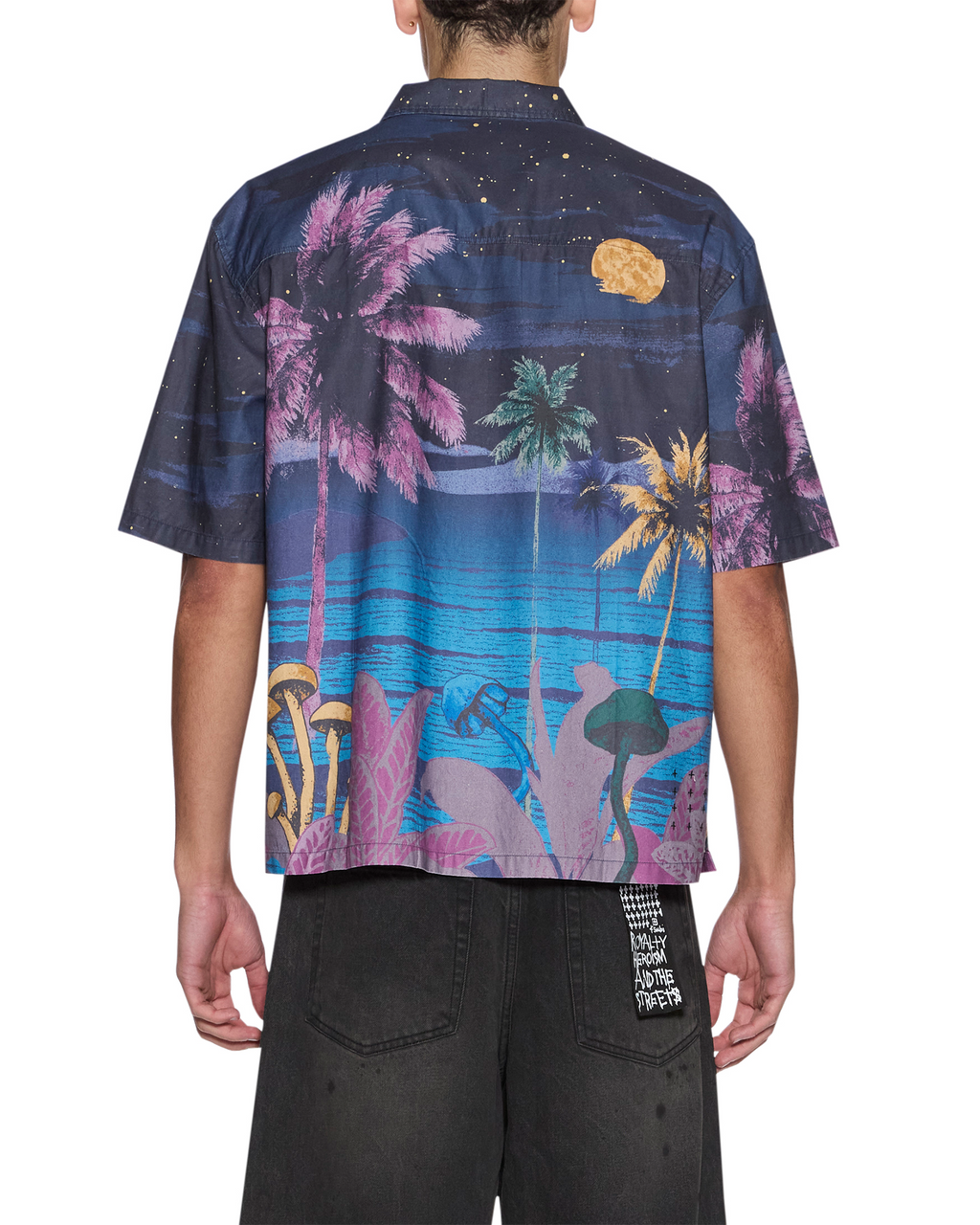 Mens Moonlight Diner Ss Shirt Multi Regular Shirts - Multi Colour