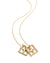 18K DRIPPS BOX CROSS NECKLACE