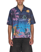 Mens Moonlight Diner Ss Shirt Multi Regular Shirts - Multi Colour