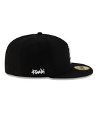 KSUBI X NEW ERA 59FIFTY FITTED CAP BLACK HEADWEAR
