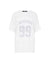 WOMENS  99 OH G TEE SLUB WHITE OVERSIZED TEES