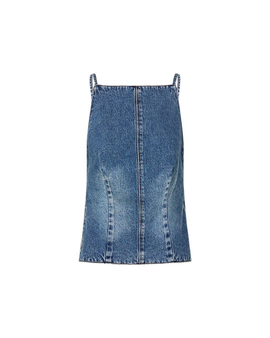 Womens Apron Top Relik Slim Fashion Tops - Denim
