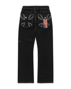 MENS KSUBI X ALICE HOLLYWOOD TORO BLACK WAX DENIM JEANS