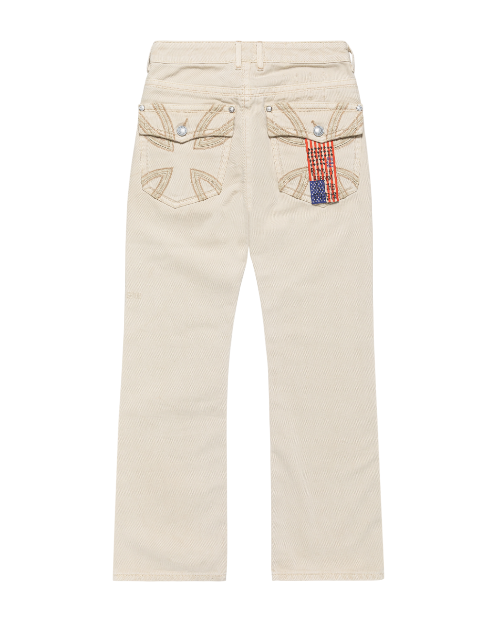Mens Ksubi X Alice Hollywood Toro Ivory Bootcut Denim Jeans | Ksubi ++