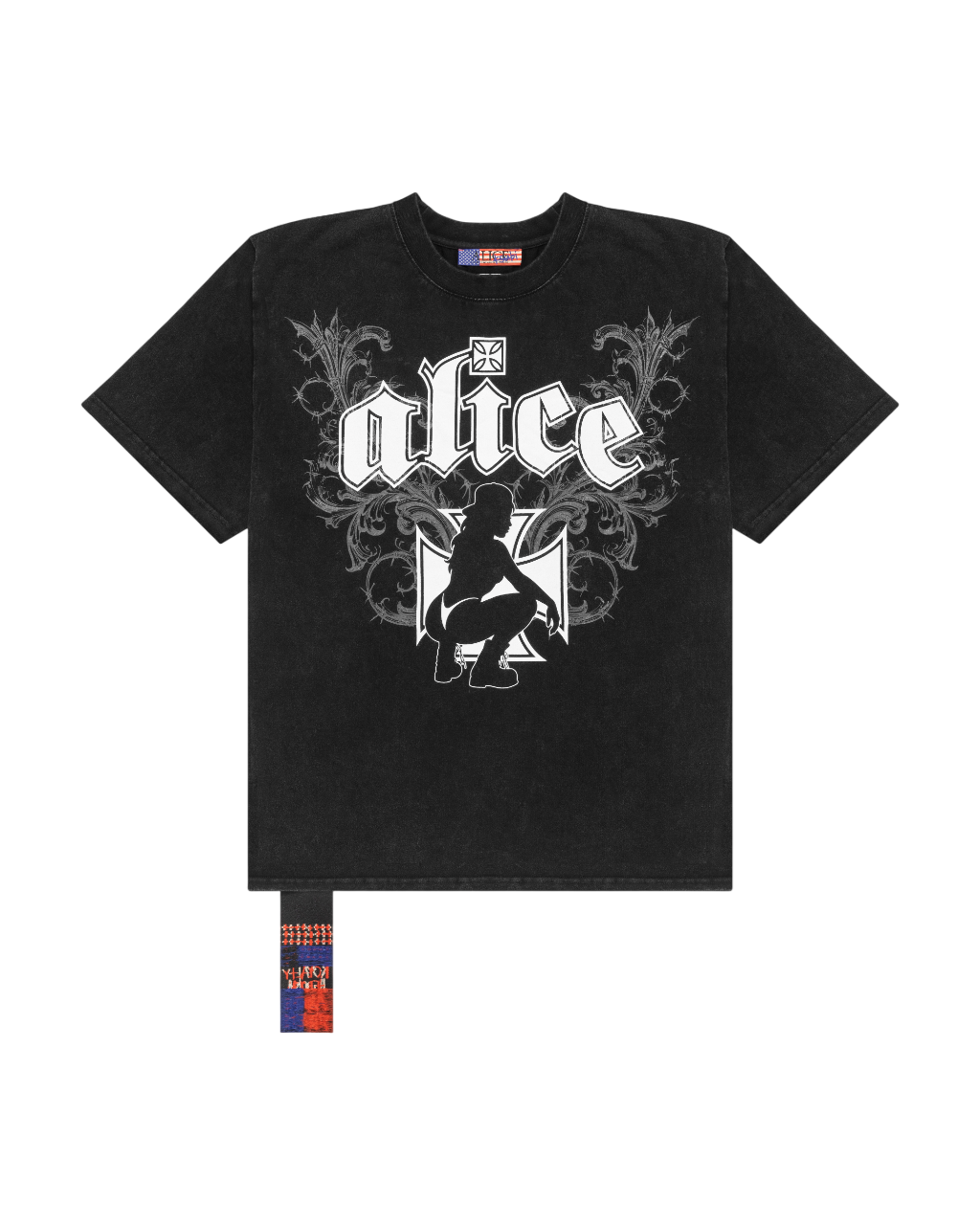 MENS  KSUBI X ALICE HOLLYWOOD GRAPHIC TEE BLACK REGULAR TEES