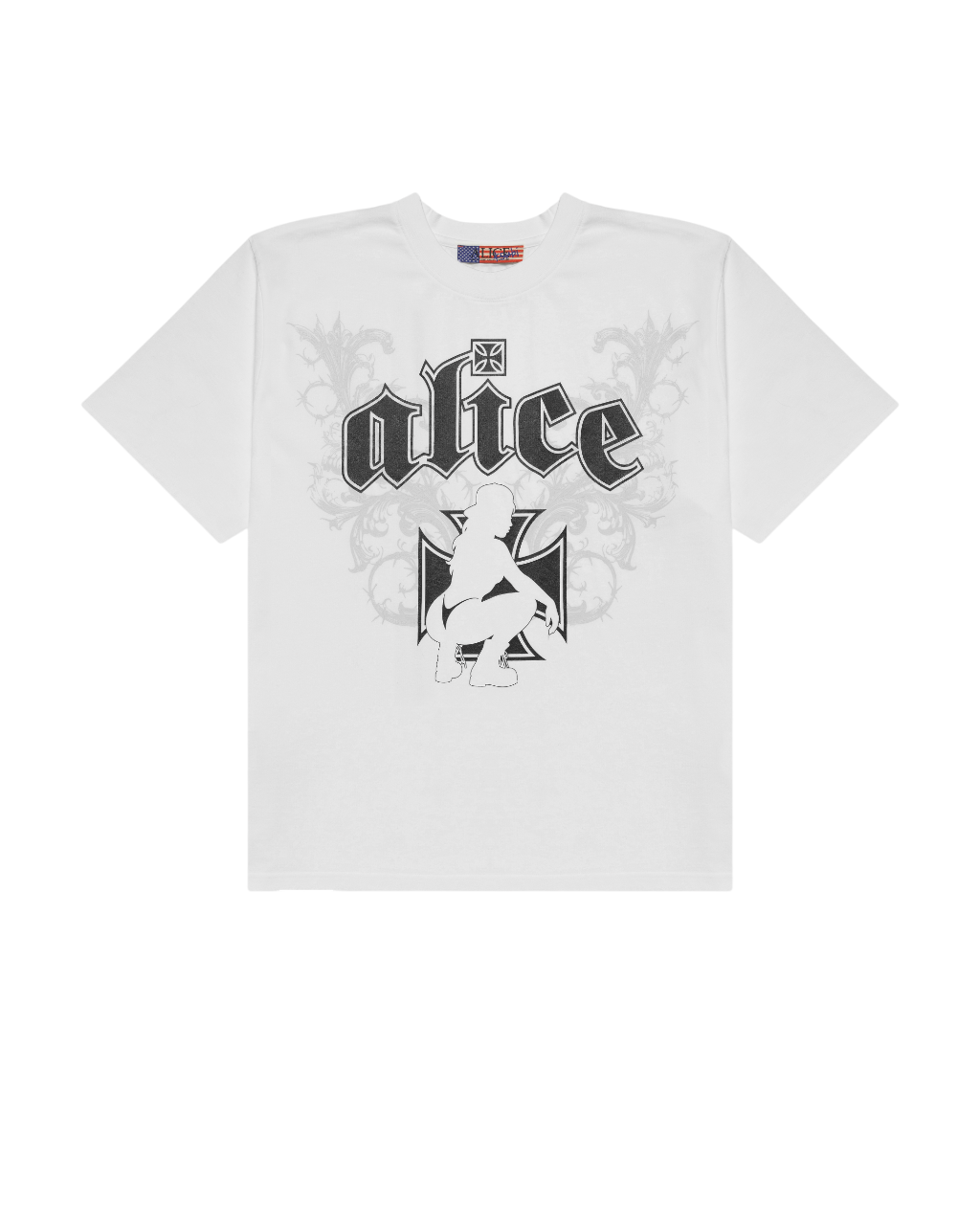Mens Ksubi X Alice Hollywood Graphic Tee White Tees | Ksubi ++