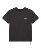Mens Allday Biggie Ss Tee Faded Black Oversized Tees - Black