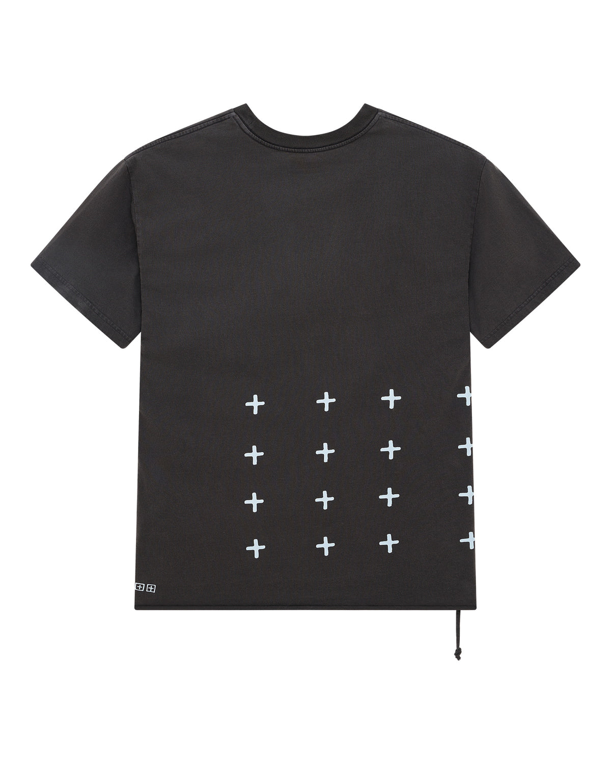 Mens Allday Biggie Ss Tee Faded Black Oversized Tees - Black