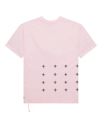 Mens Allday Biggie Ss Tee Ice Quartz Oversized Tees - Pink