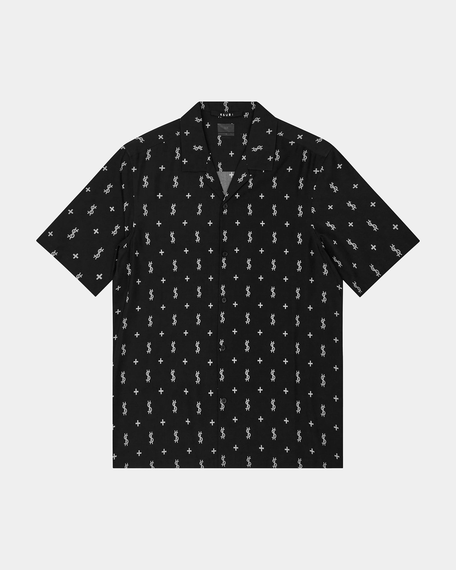 Allstar Printed Resort Short Sleeve Shirt - Black | Ksubi ++ | T-Shirts