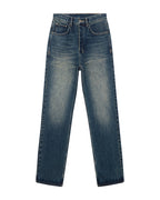 Mens Anti K Gasoline Relaxed Denim Jeans - Denim