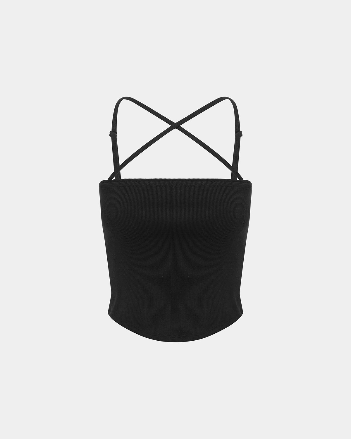 WOMENS ARISE TUBE TOP BLACK FASHION TOPS