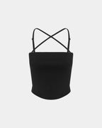 WOMENS ARISE TUBE TOP BLACK FASHION TOPS
