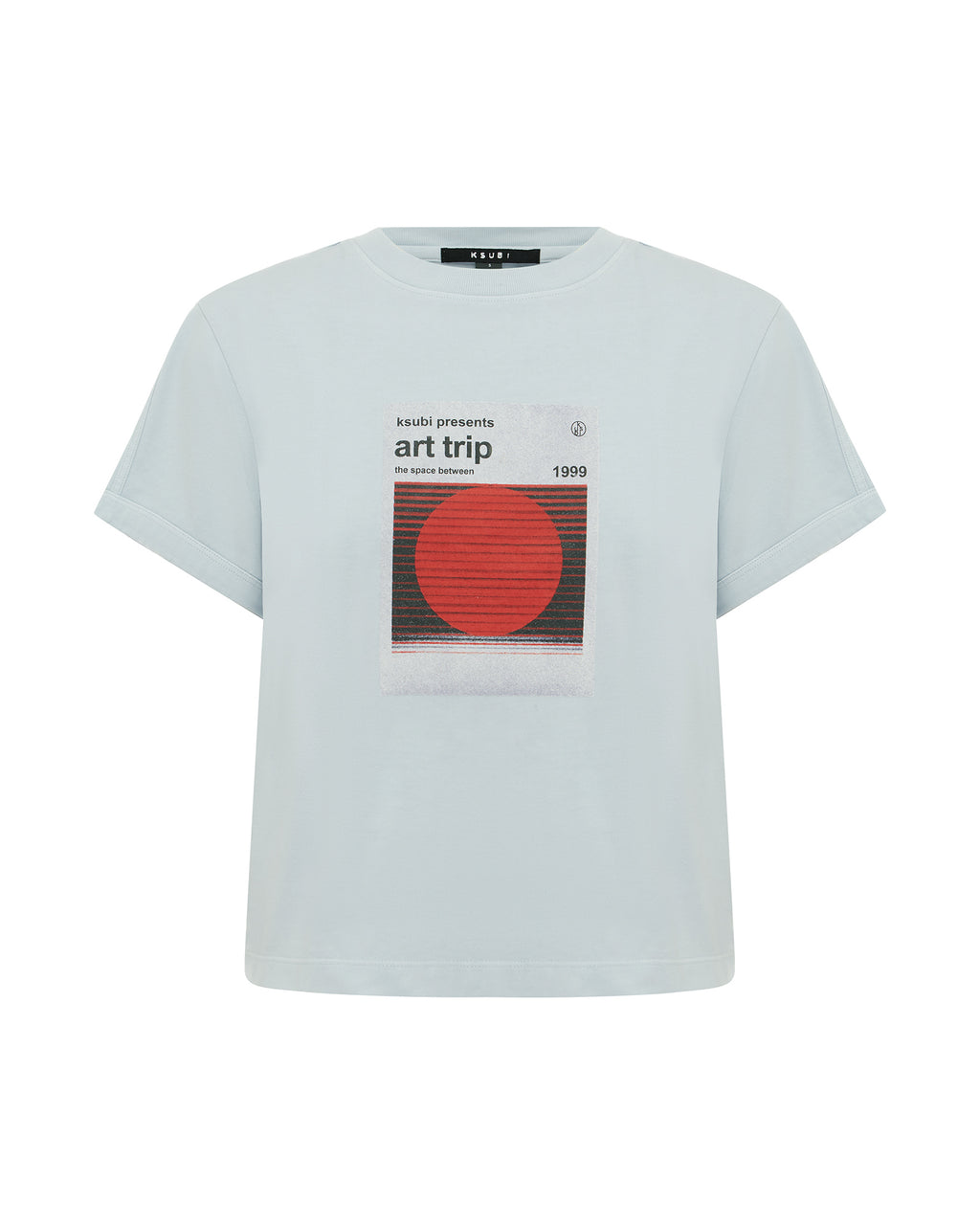 WOMENS ART TRIP SHRUNKEN CUT OUT TEE ICE MIST TEES