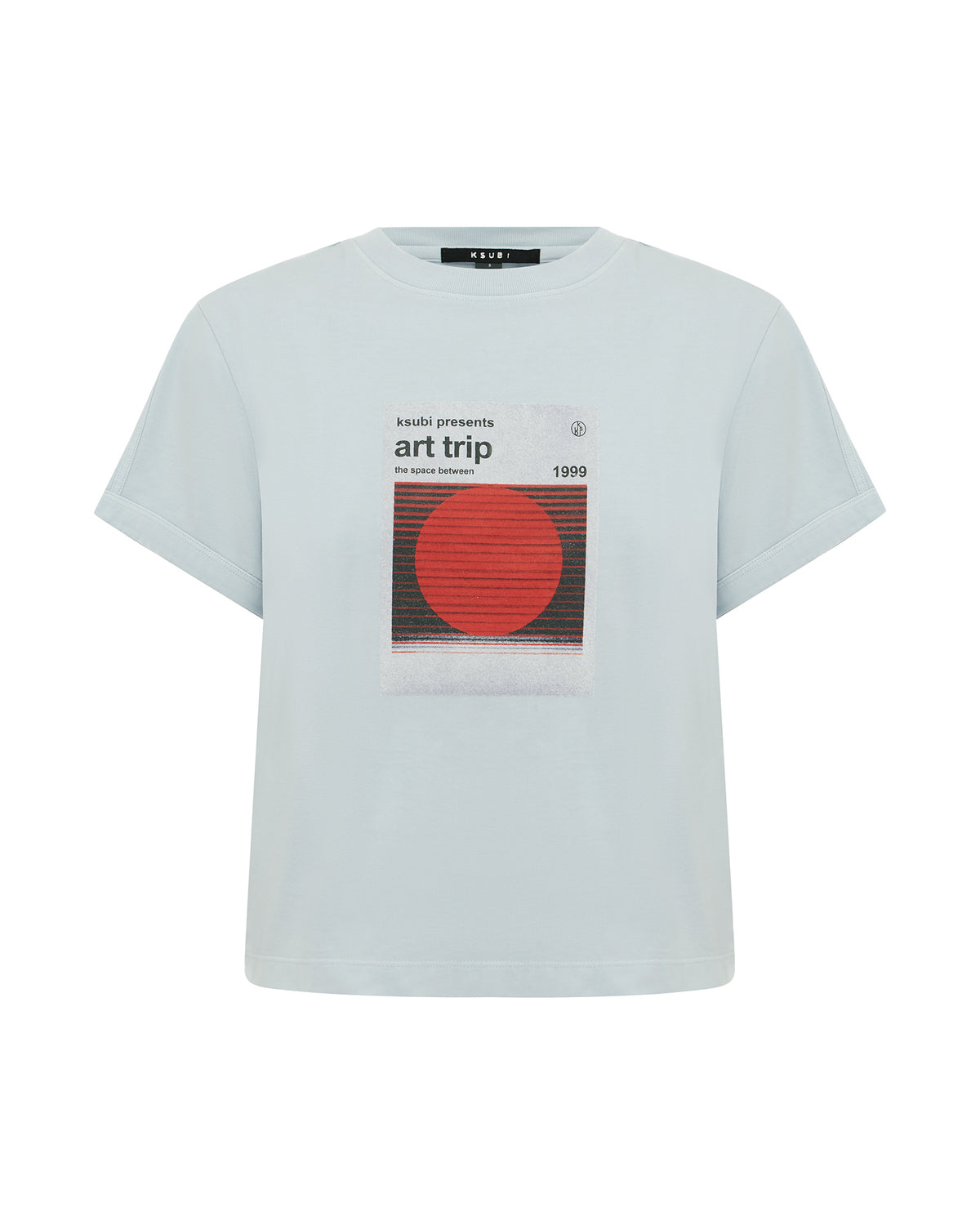 WOMENS ART TRIP SHRUNKEN CUT OUT TEE ICE MIST TEES