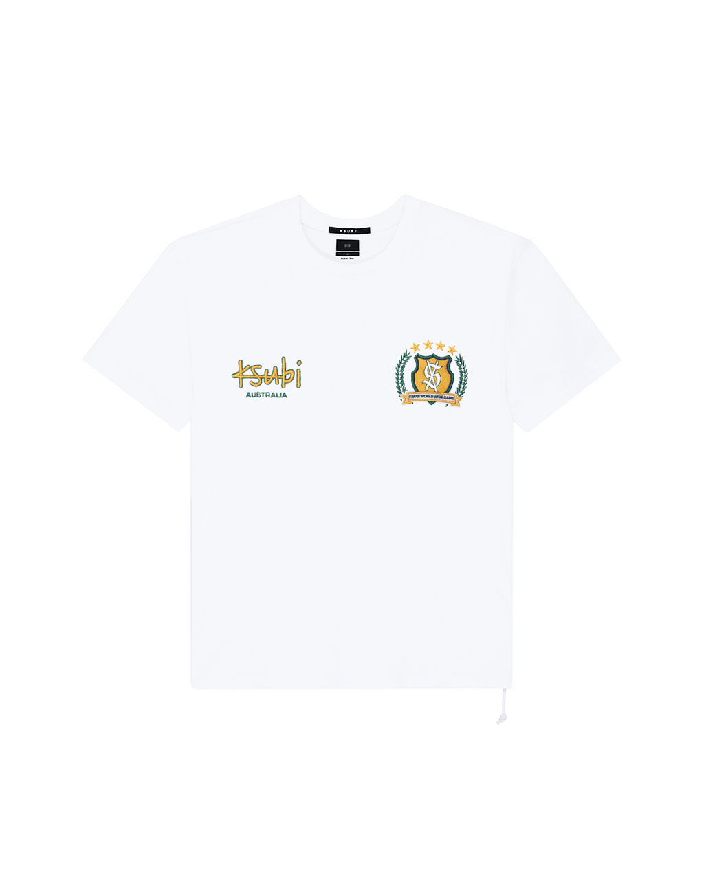 MENS AUS EKCESS SS TEE TRU WHITE TEES
