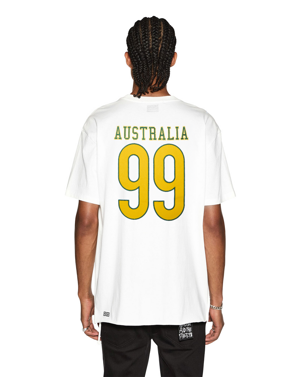 MENS AUS EKCESS SS TEE TRU WHITE TEES