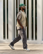 Mens Battler Vest Khaki Relaxed Vests - Khaki
