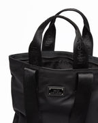 Made In Heaven Nylon Leather Tote Black Bags - Black