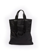 Made In Heaven Nylon Leather Tote Black Bags - Black