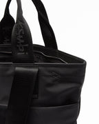 Made In Heaven Nylon Leather Tote Black Bags - Black