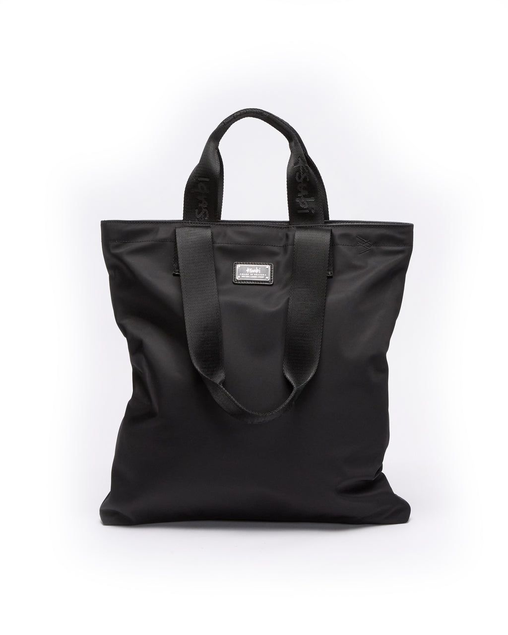 Made In Heaven Nylon Leather Tote Black Bags - Black