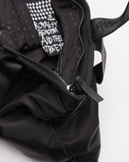 Made In Heaven Nylon Leather Tote Black Bags - Black