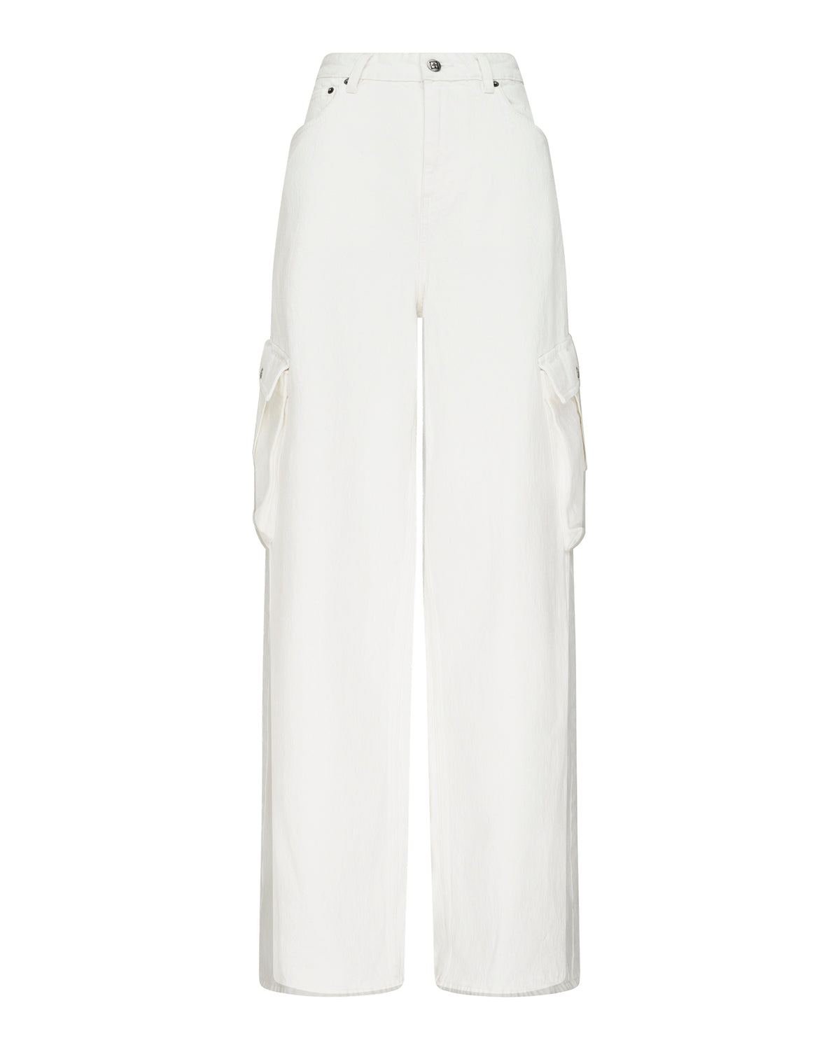 Womens Baggy Jean Cargo Ecru Baggy Denim Jeans - Beige