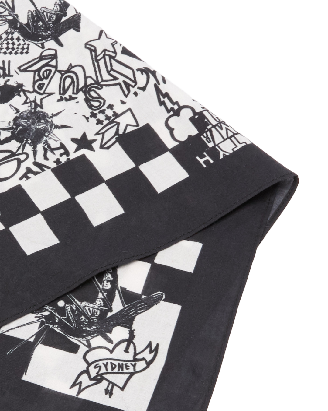 Death Machine Bandana Black | Ksubi ++