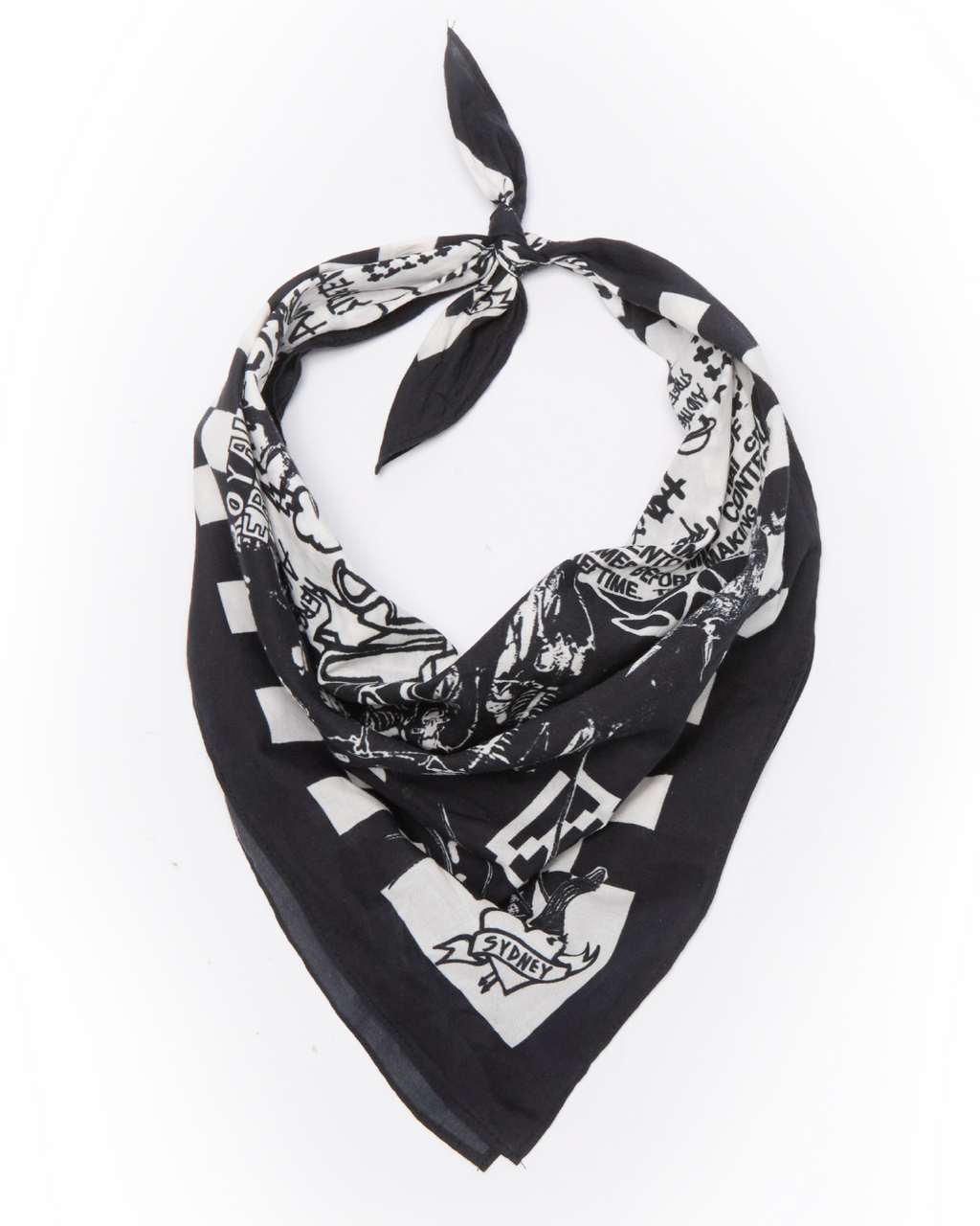 DEATH MACHINE BANDANA BLACK ACCESSORIES