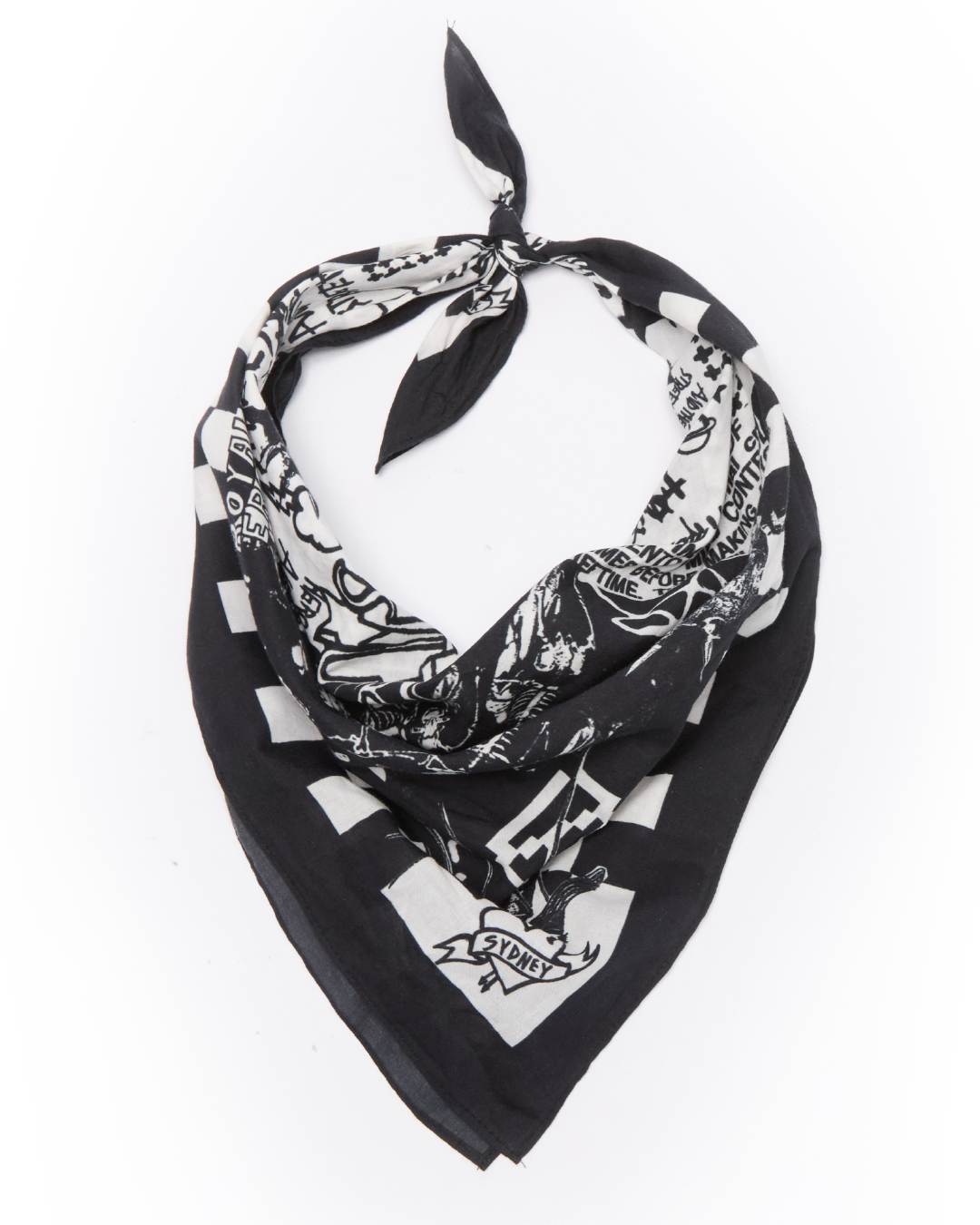 DEATH MACHINE BANDANA BLACK ACCESSORIES